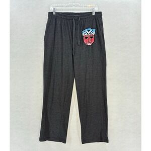 Transformers Lounge Pants Men's Medium Gray Hasbro Autobot Logo Pajama Bottoms
